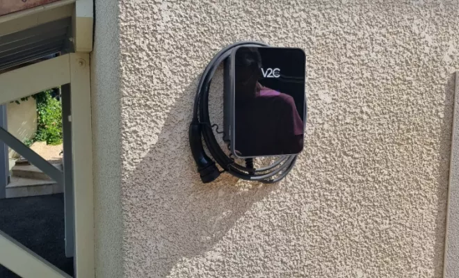 Borne de recharge V2C Trydan 